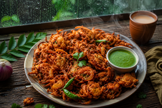 कुरकुरी कांदा भजिया रेसिपी (Onion Pakora) – बारिश में परफेक्ट चाय-नाश्ता