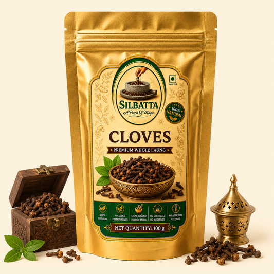 SILBATTA Cloves Laung 100g premium whole spice pack